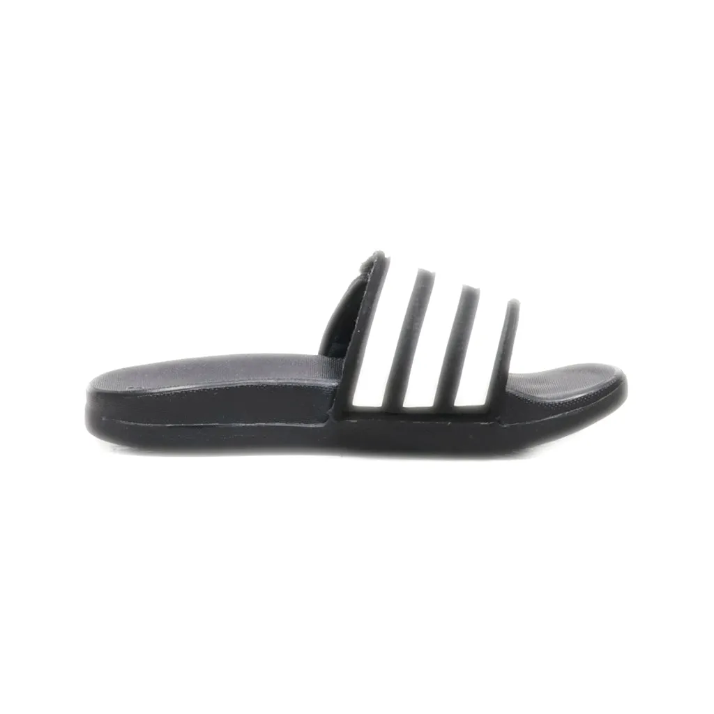 Adidas Adilette Flat Sandals Leather Black Colour For Kids