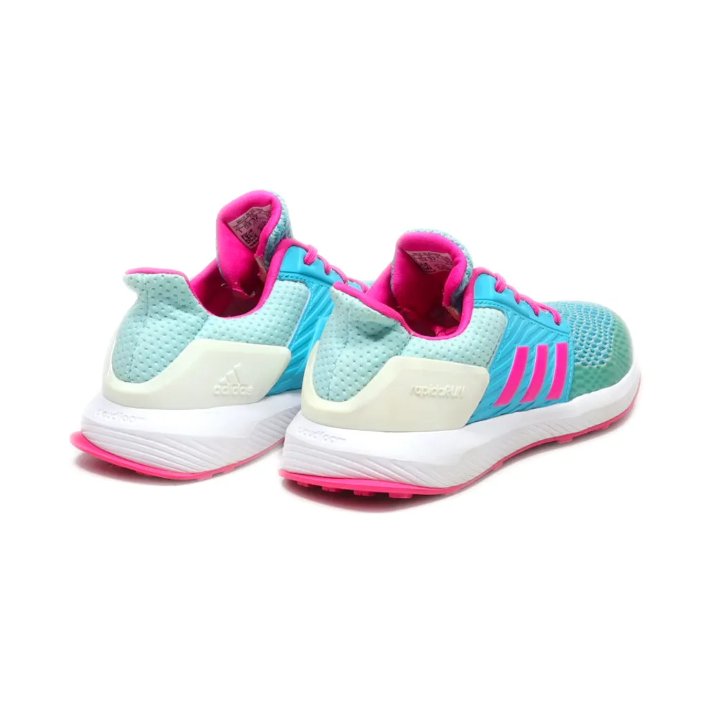 Adidas Rapidarun Sport Shoes Leather Blue Colour For Kids