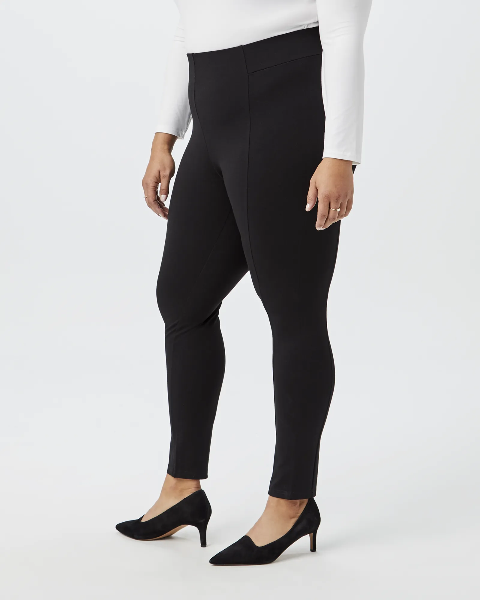 Ashlynn Ponte Pant | Black