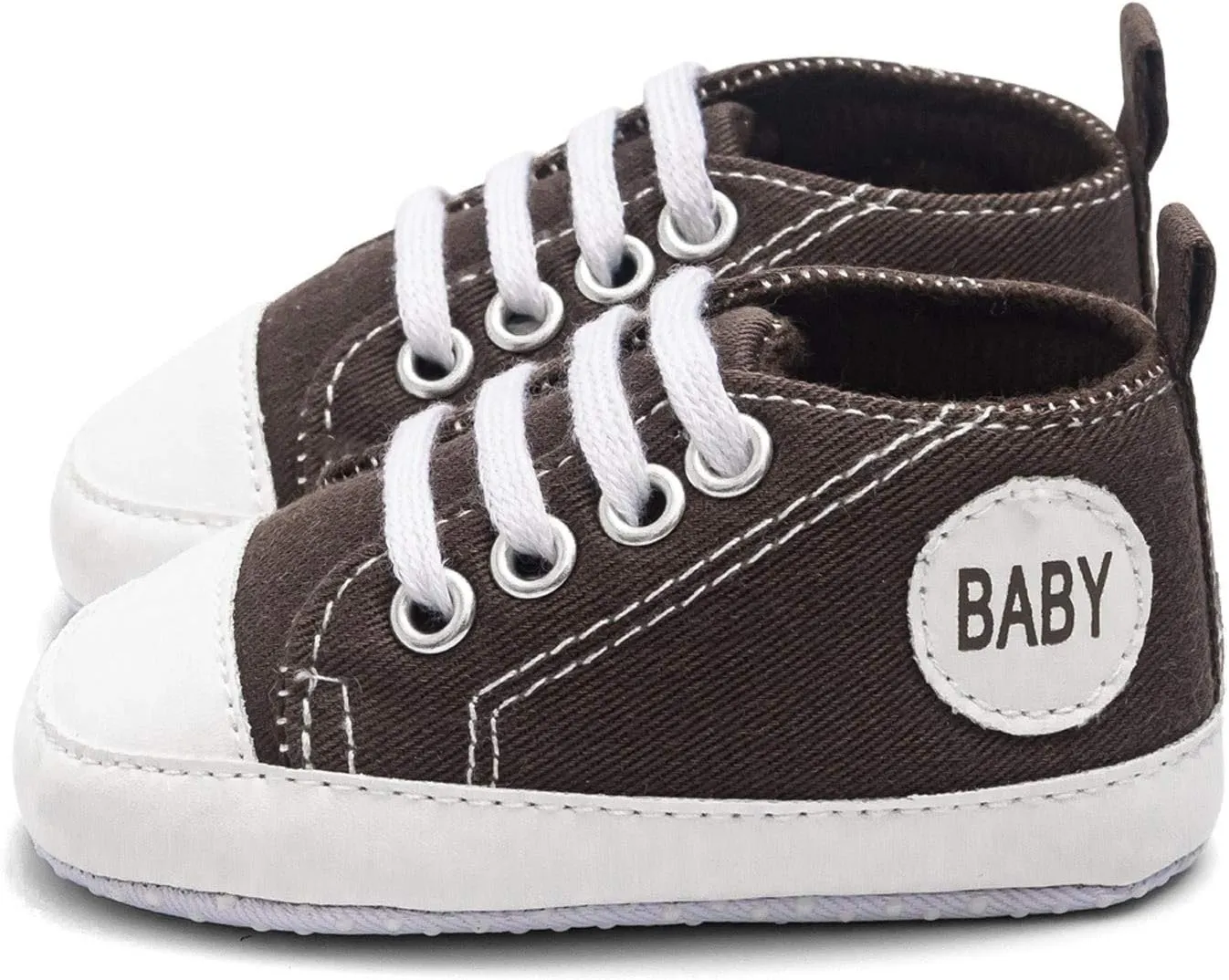 Baby Boys Girls Lace-Up Flat Sneaker Toddler Soft Breathable Cozy Non Slip Sport Shoes First Walking Fashion Shoes