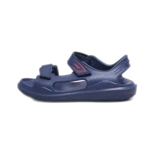 Crocs Swiftwater Expedition Flat Sandals Rubber Blue Colour For Kids