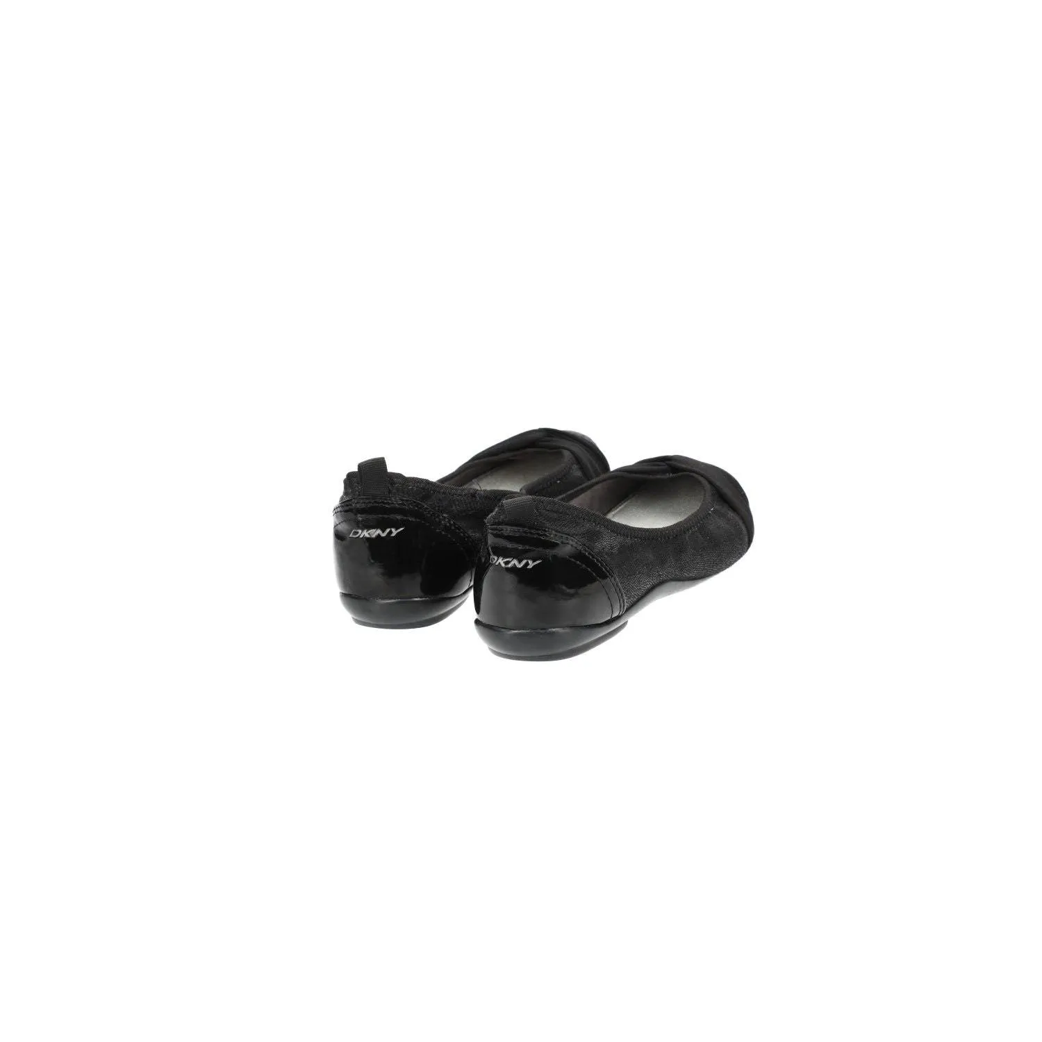 Dkny Casual Slipon Ballerinas Fabric Black Colour For Women