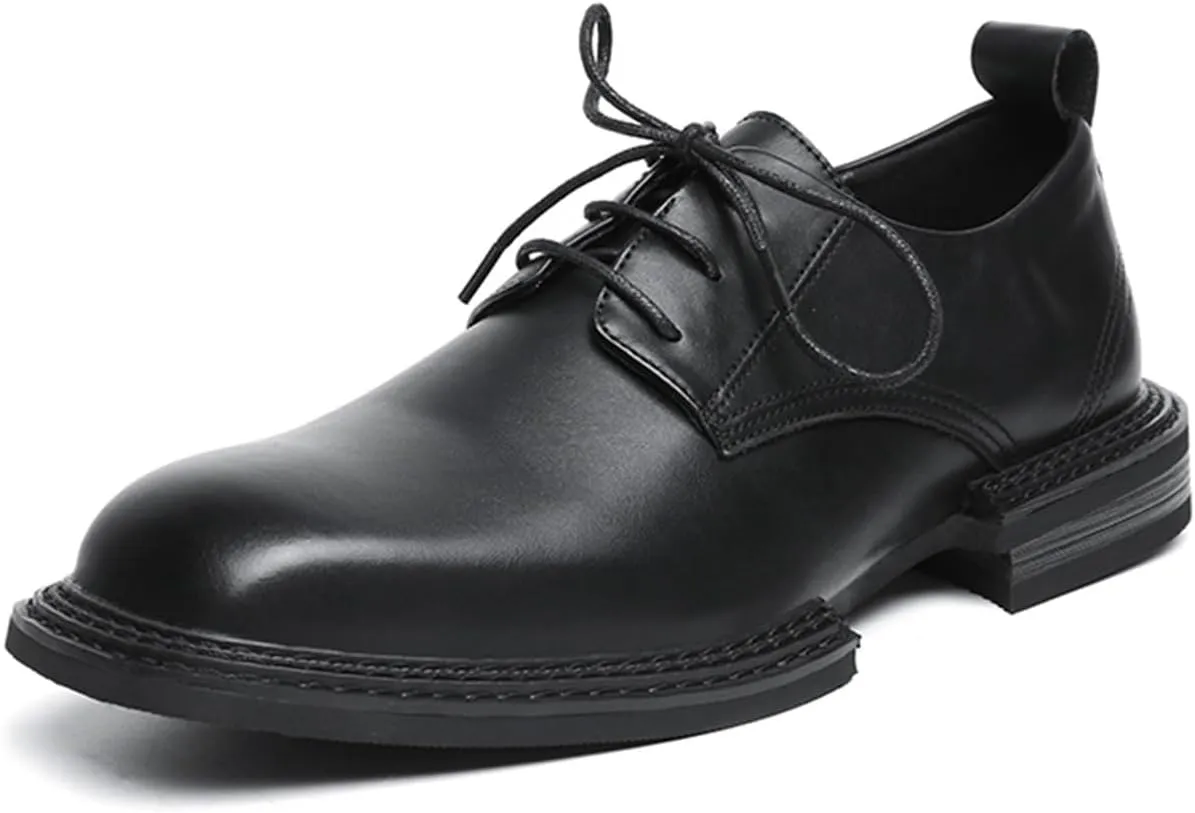 Dress Shoes for Men Men's Leather Loafers Elegant Business Casual Dress Shoes for Weddings and Parties
