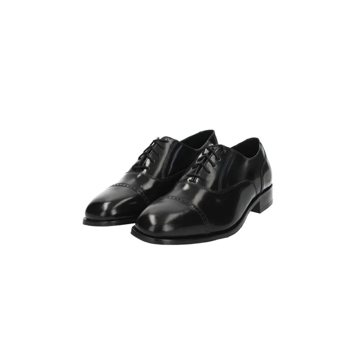 Florsheim Lexington Cap Toe Oxford Formal Lace Ups Leather Black Colour For Men