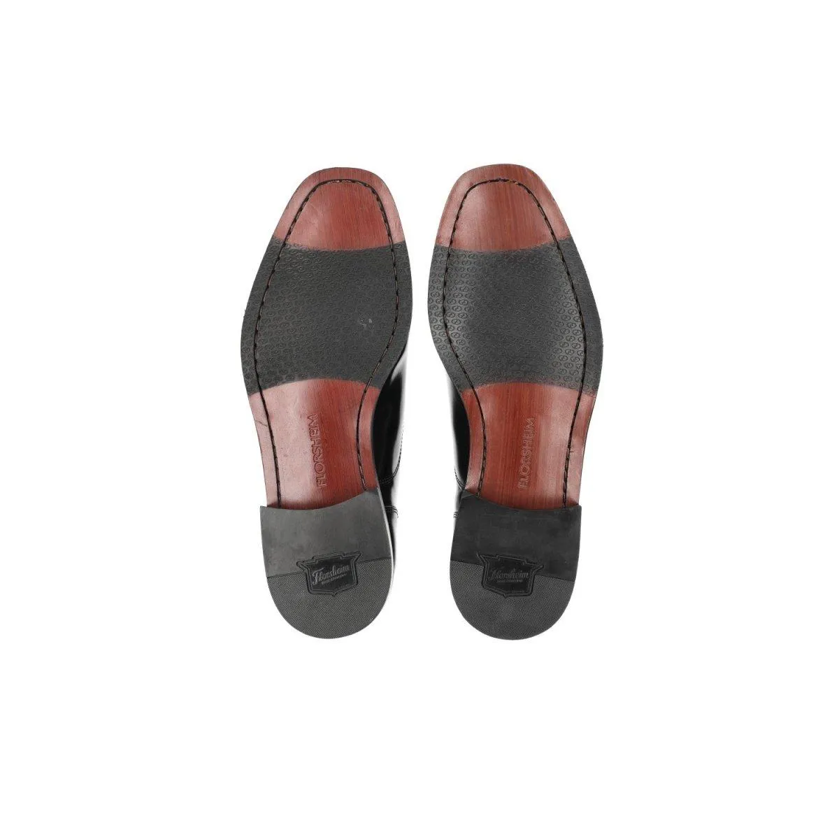 Florsheim Lexington Cap Toe Oxford Formal Lace Ups Leather Black Colour For Men