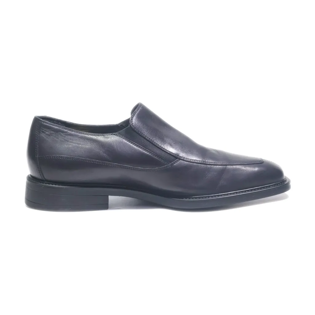 Geox Slip Ons Leather Black Colour For Men