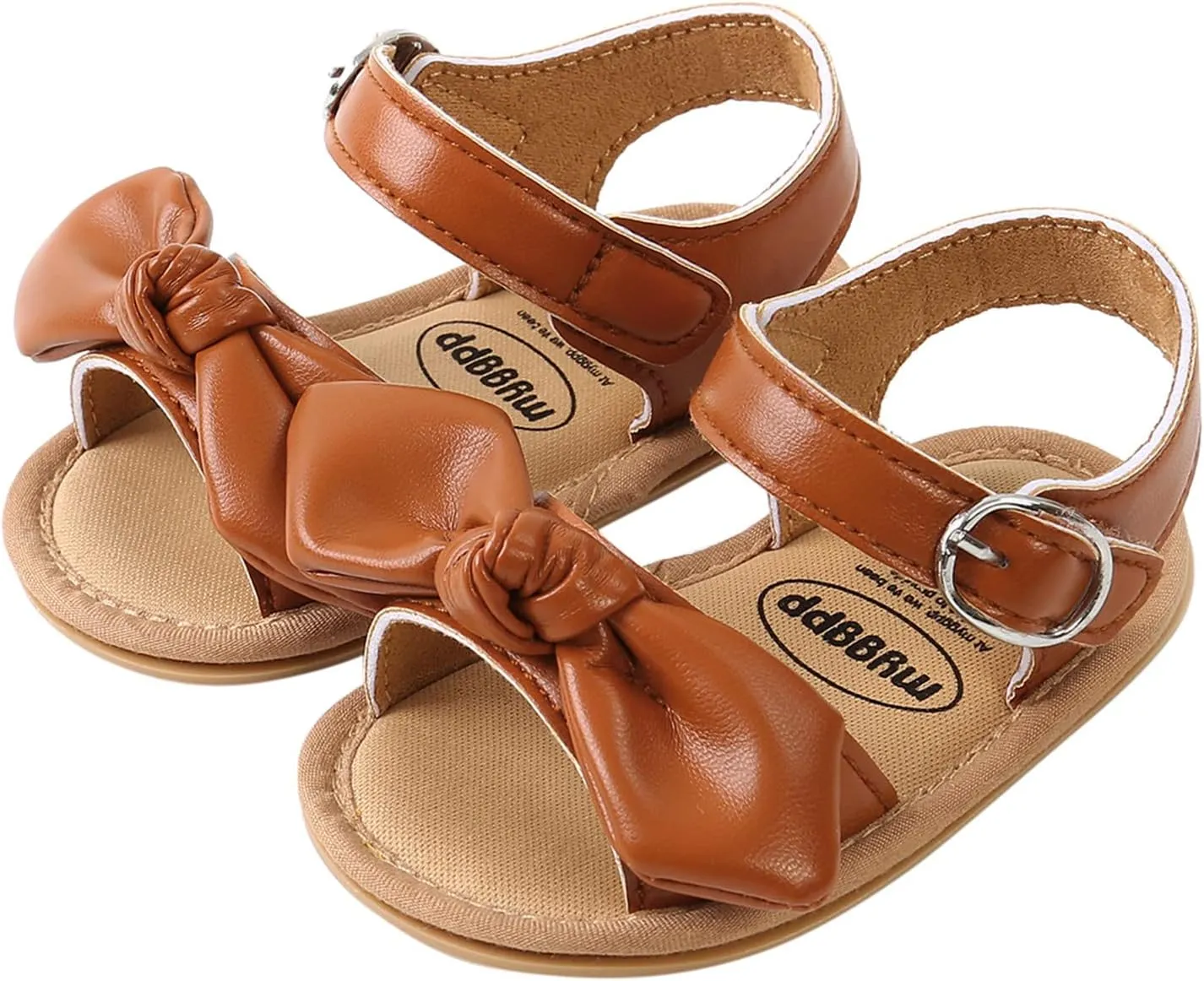 Girl Sandals Size 13 Bowknot Prewalker Walkers 0-18M First Kids Sandals Barefoot Non-Slip Bots Flip Flops