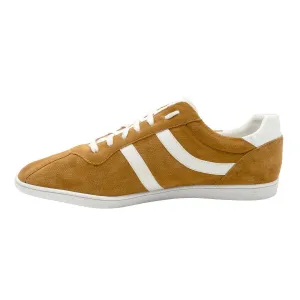Hugo Boss Rumba Sneakers Sport Shoes Suede Yellow Colour For Men