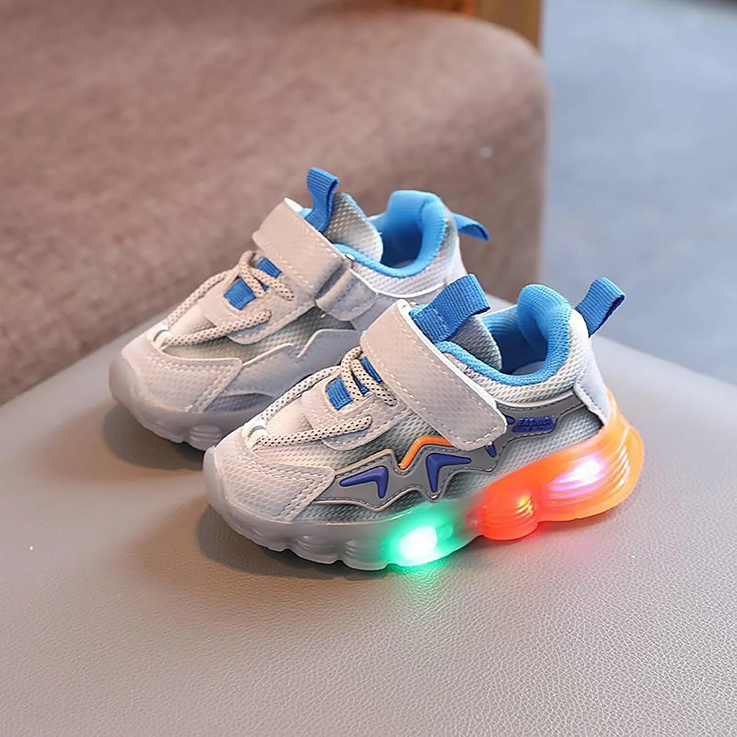 Infant Toddler Boys Girls Platform Lightweight Sports Sneakers Baby Kids Outdoor Casual Breathable Platform Shoes