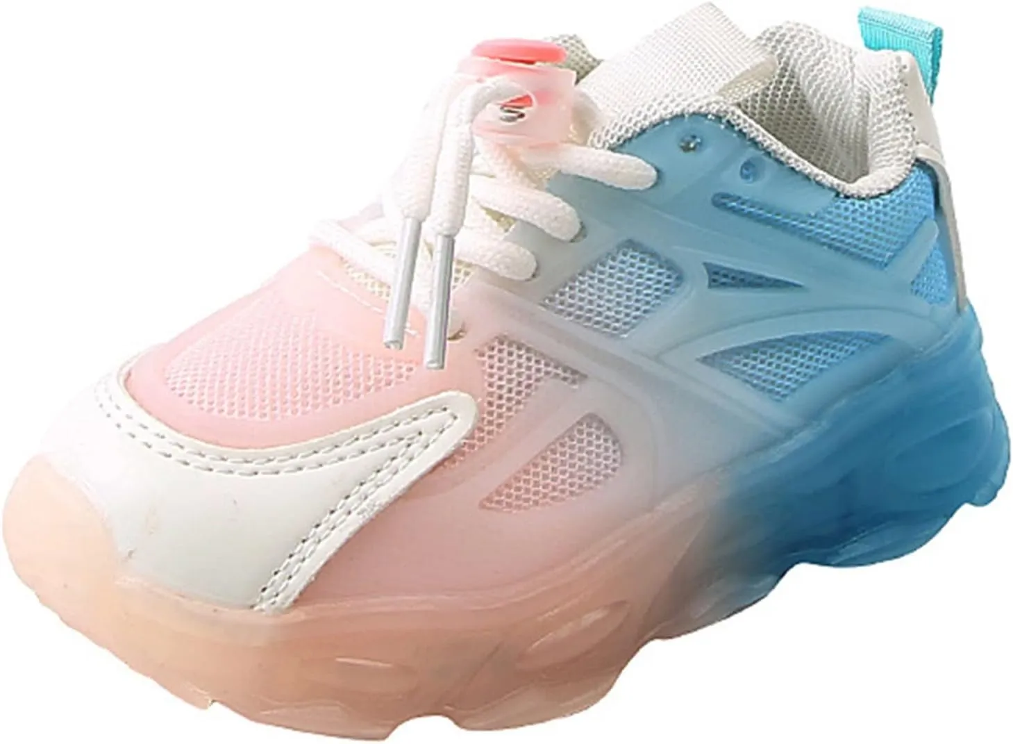 Kids Light Up Shoes Toddler Boys LED Luminous Running Trainers artoon Mesh Breathable Sports Walking Sneaker