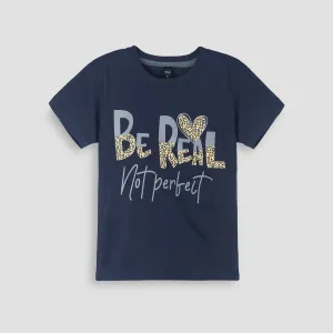 Kids Soft Cotton Be Real Printed T-Shirt