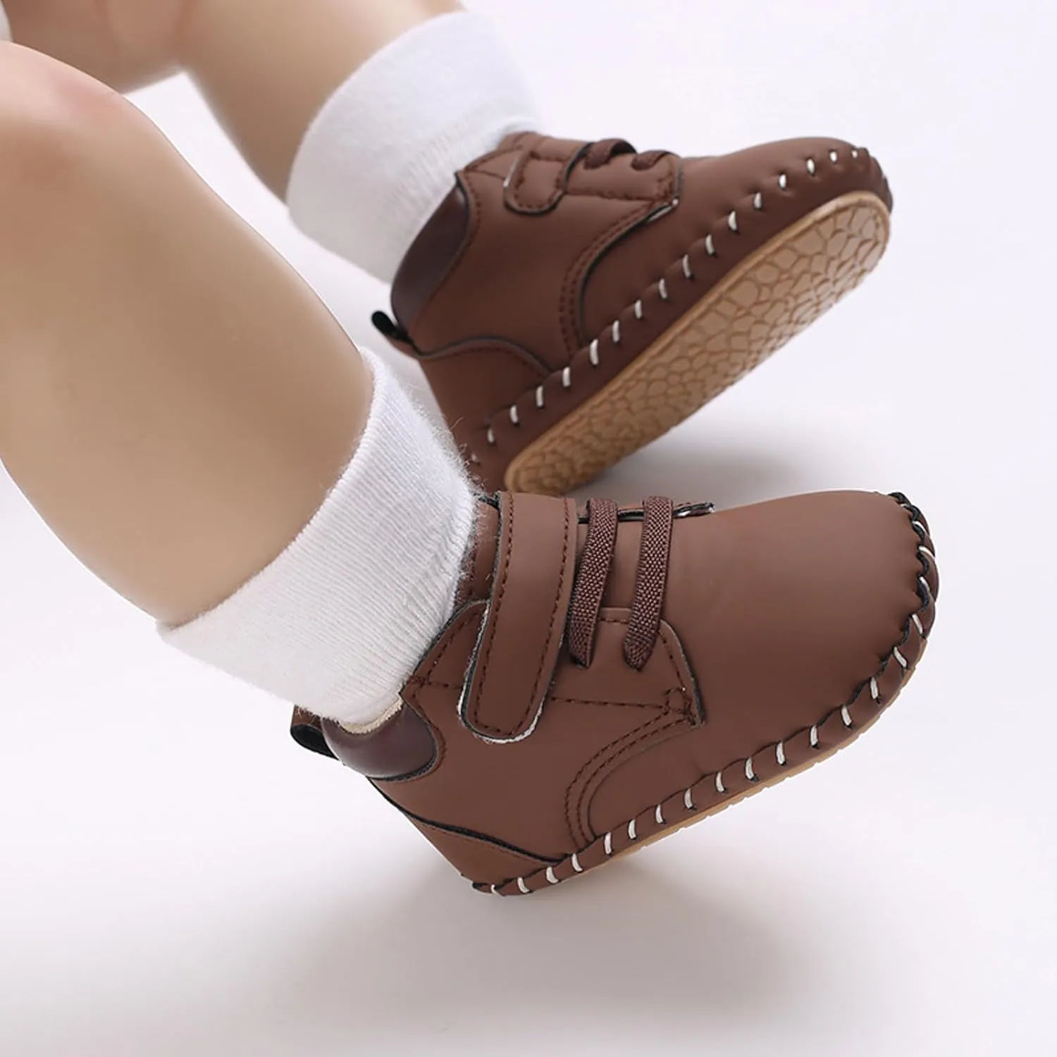 Summer Children Infant Toddler Shoes Boys and Girls Sports Flat Bottom High Top Comfortable Solid Wide Toddler