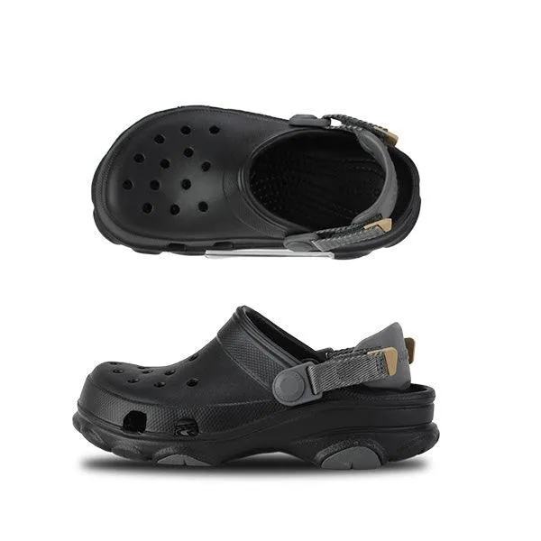 UNISEX BLACK CLASSIC ALL TERRAIN KIDS CROCSLCROCS