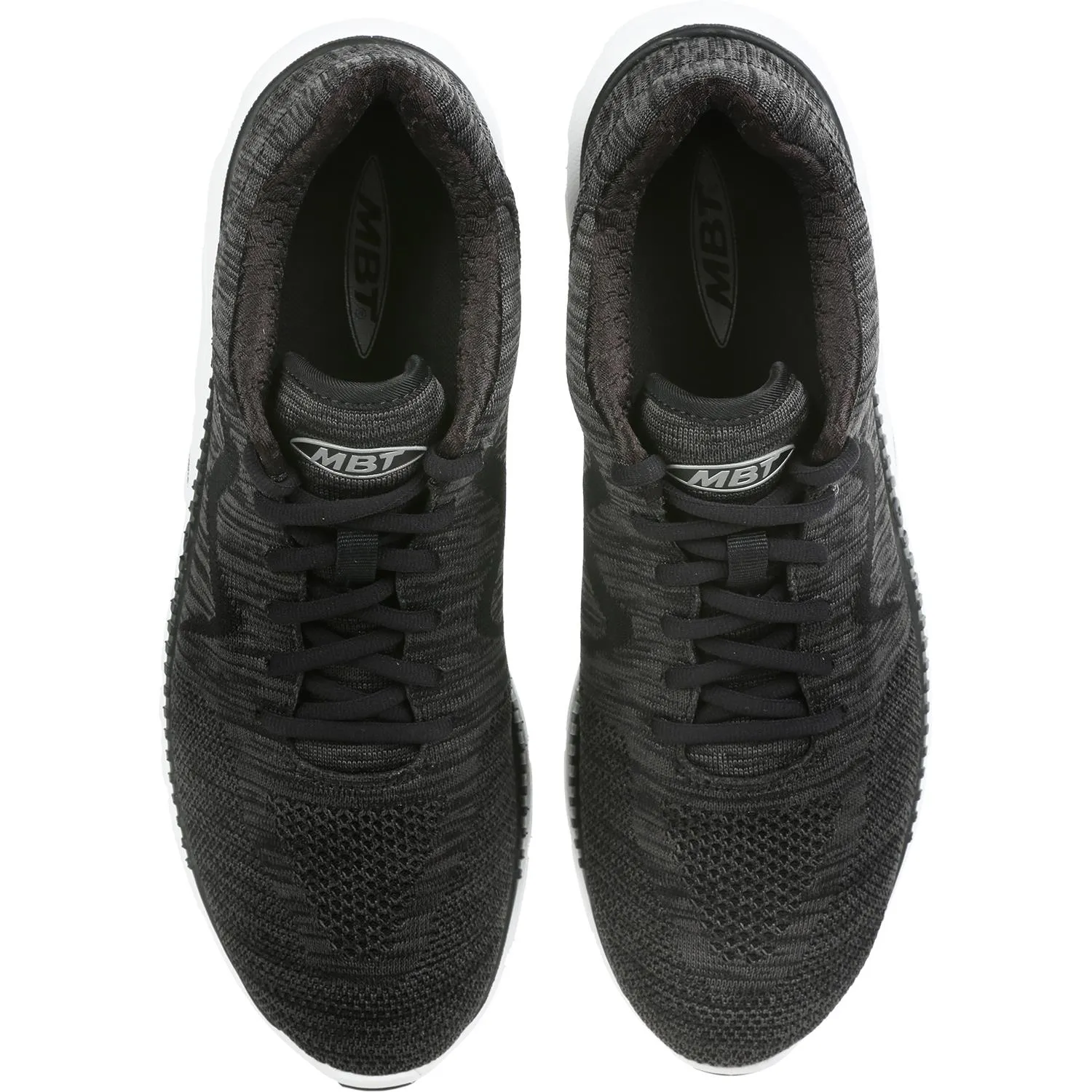Women's MBT Speed Mix Running Shoe Black/Grey Mesh